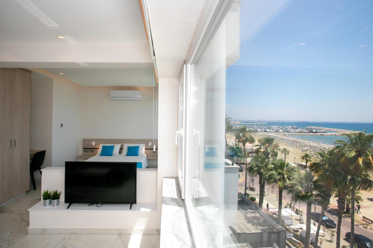 Les Palmiers Sunorama Beach Apartments Larnaka Exterior foto
